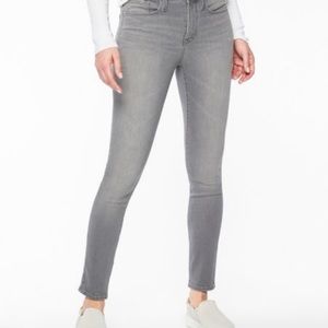 Athleta Sculptek gray skinny ankle jeans